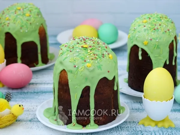 Фото блюда: Кулич «Кружевная баба»