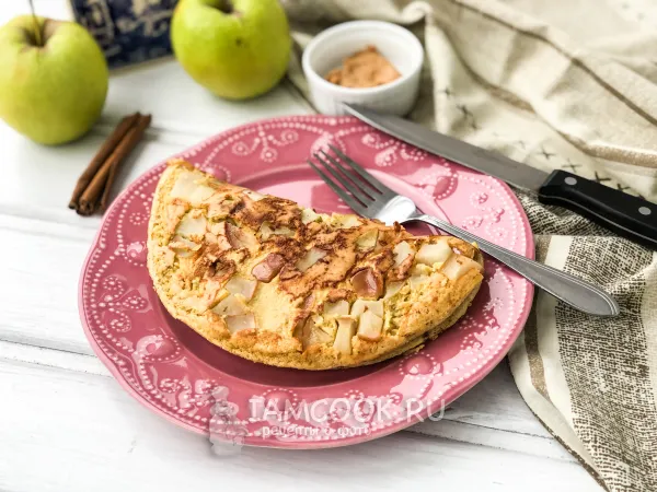 Фото блюда: Овсяноблин с яблоком