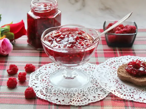 Фото блюда: Малиновый джем с агар-агаром