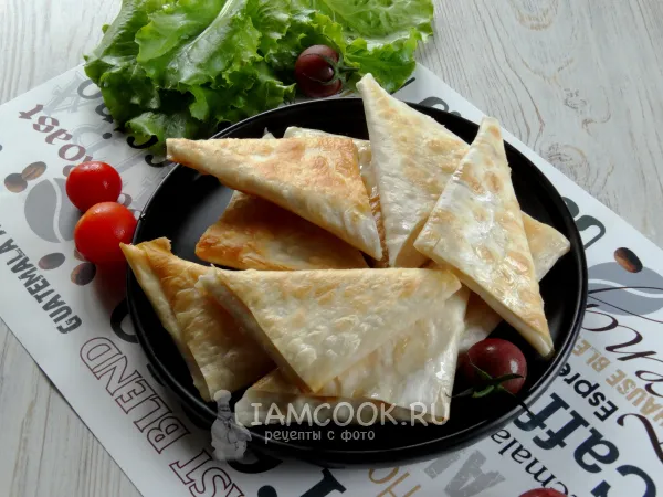 Фото блюда: Лаваш с рикоттой