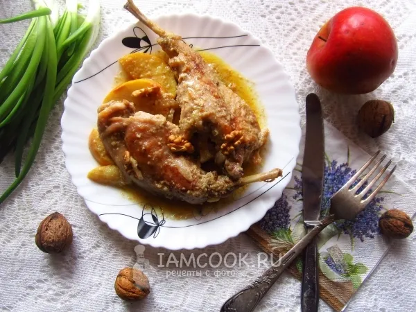 Фото блюда: Кролик в ореховом соусе