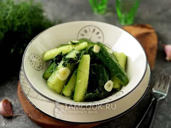 Фото блюда: Ленивые огурцы (соленые)