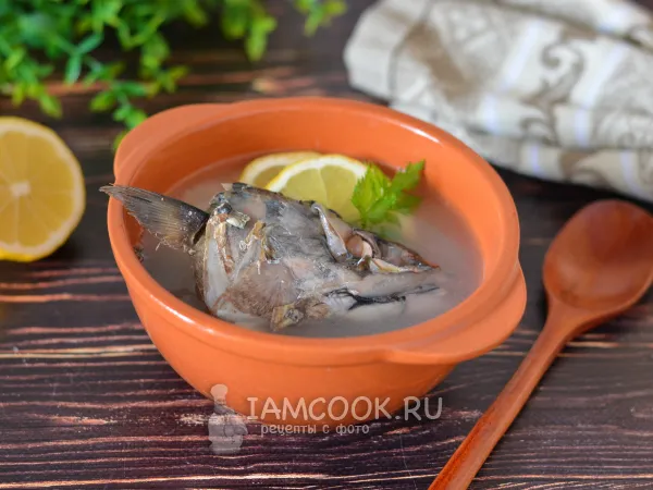 Фото блюда: Уха из скумбрии с рисом