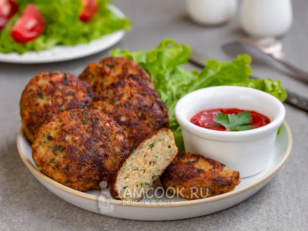 Фото блюда: Куриные кето котлеты