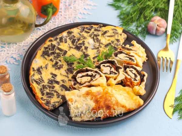 Фото блюда: Омлет с нори