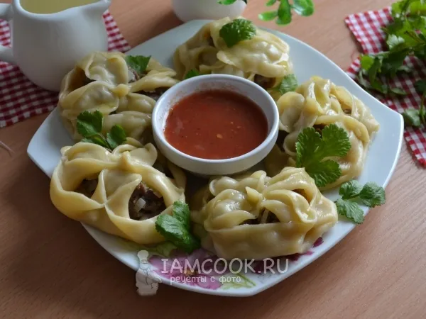 Фото блюда: Манты в пароварке