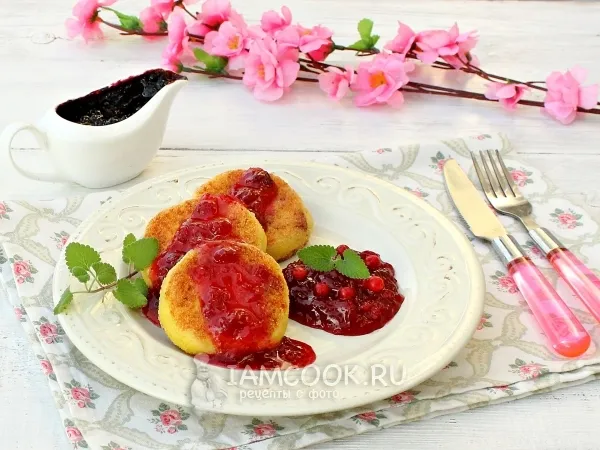 Фото блюда: Сырники без муки с манкой