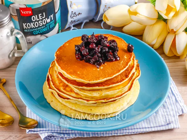 Фото блюда: Панкейки на кокосовом молоке