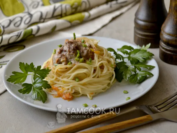 Фото блюда: Салангани с фаршем