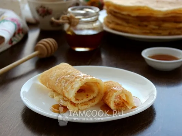 Фото блюда: Блины на сухих дрожжах