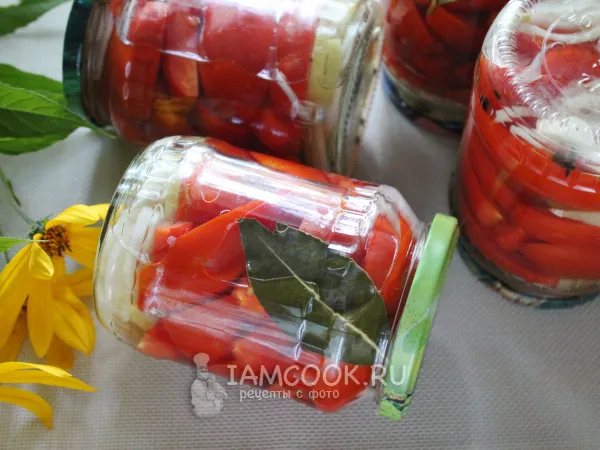 Фото блюда: Помидоры в желатине на зиму