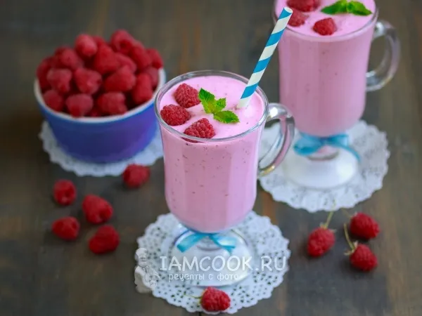 Фото блюда: Малиновый коктейль