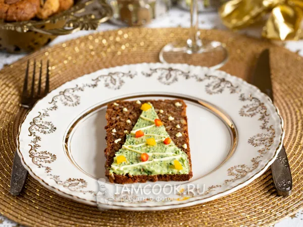 Фото блюда: Бутерброды «Ёлочка»