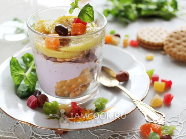 Фото блюда: Яблочно-йогуртовый трайфл