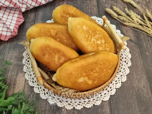 Фото блюда: Заварное дрожжевое тесто для пирожков (+пирожки)