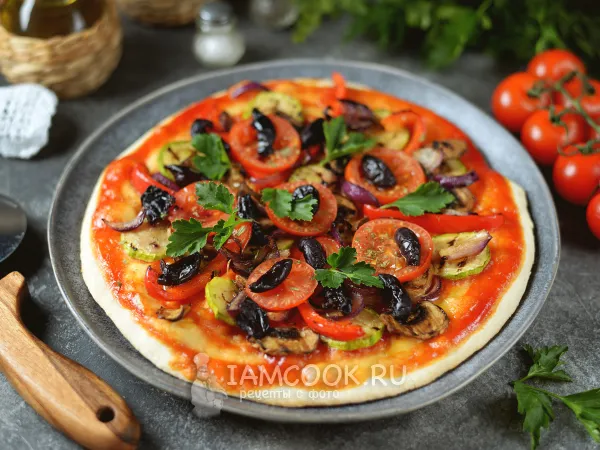 Фото блюда: Веганская пицца