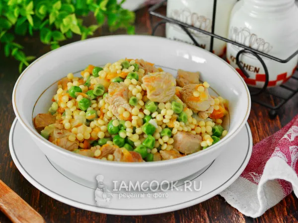 Фото блюда: Птитим с индейкой