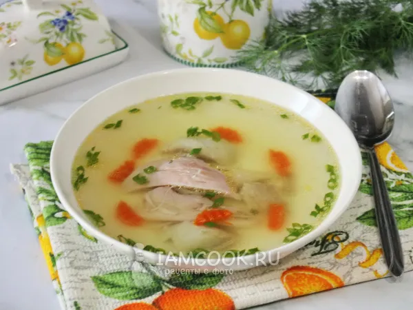 Фото блюда: Бульон из домашней курицы