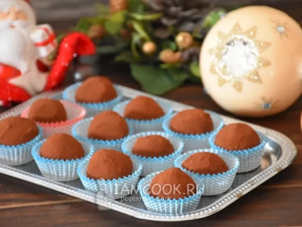 Фото блюда: Трюфели с карамелью