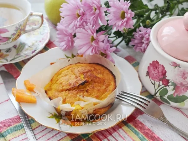 Фото блюда: Запеканка из тыквы с яблоками