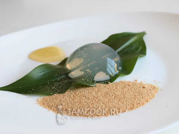 Фото блюда: Капля дождя (Японский десерт)