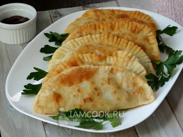 Фото блюда: Чебуреки с рисом