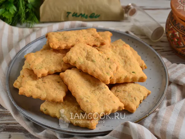 Фото блюда: Сырное печенье с травами