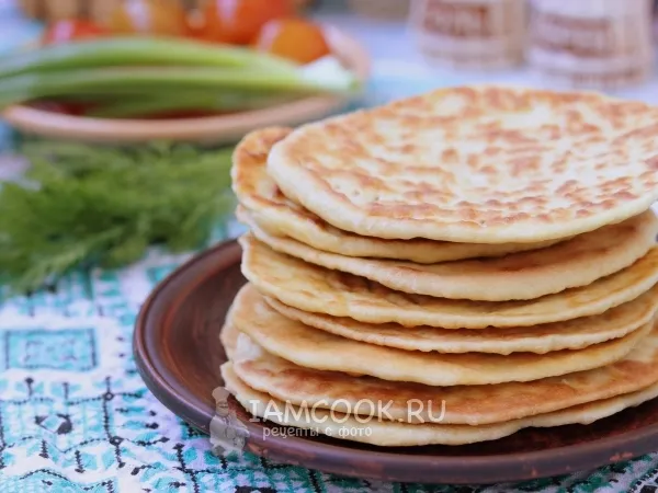 Фото блюда: Лепёшки на кислом молоке на сковороде