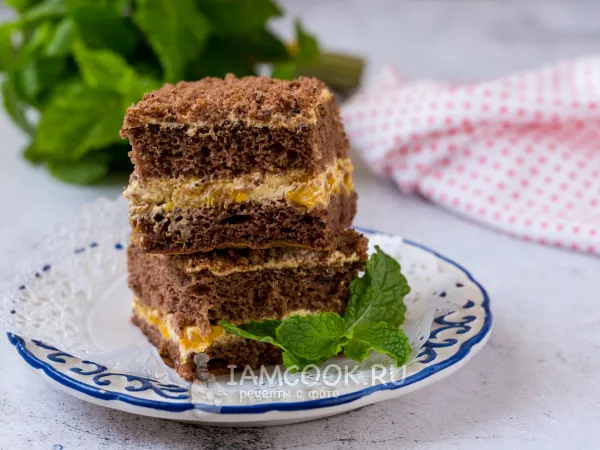 Фото блюда: Шоколадный торт «Нежность»