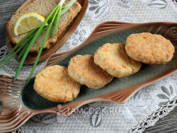 Фото блюда: Котлеты из трески и горбуши