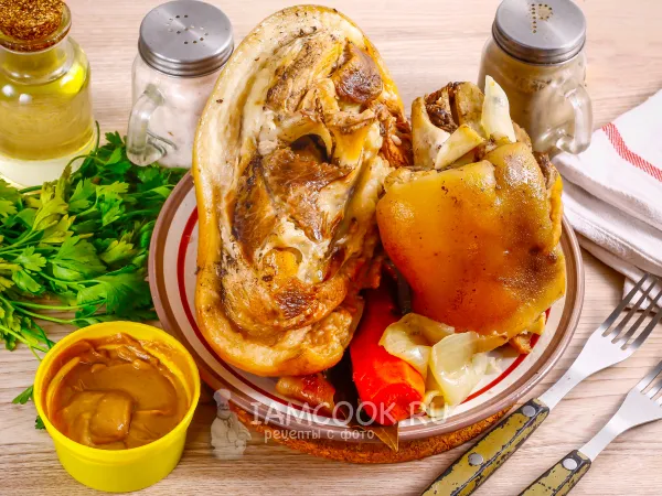 Фото блюда: Рулька в квасе