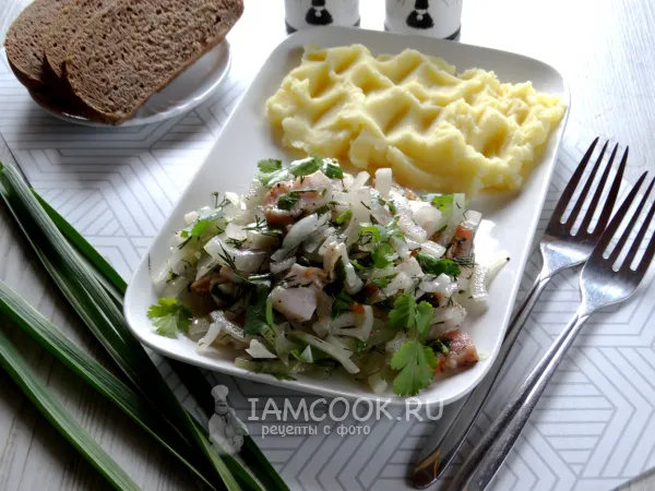 Фото блюда: Салат из сала