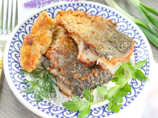 Фото блюда: Сазан жареный
