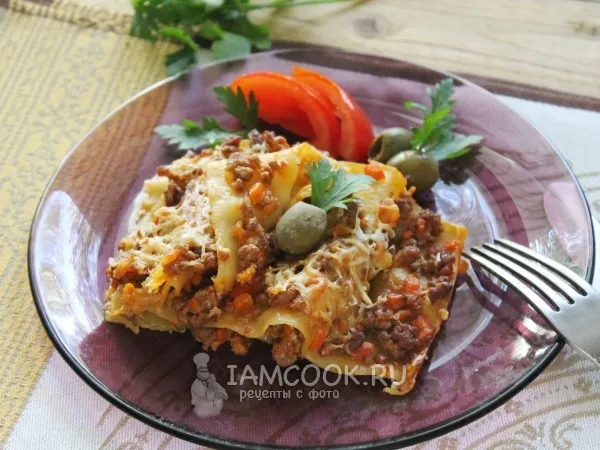 Фото блюда: Мясная лазанья