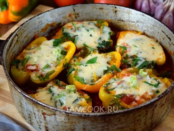 Фото блюда: Перец, фаршированный морковью