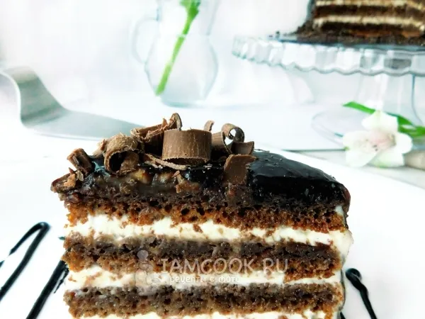 Фото блюда: Сметанник шоколадный