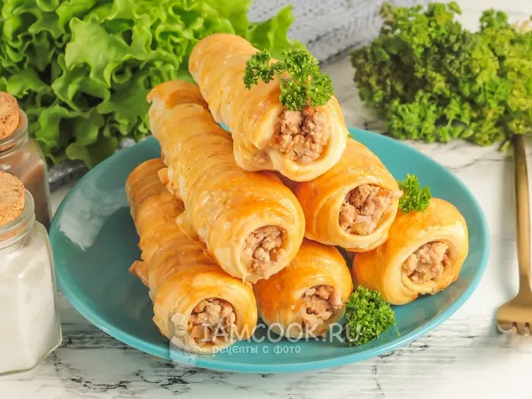 Фото блюда: Трубочки с фаршем