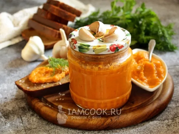 Фото блюда: Кабачковая икра с чесноком