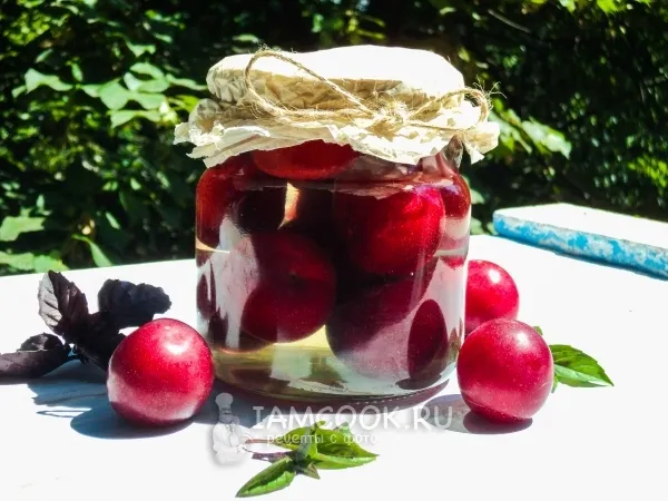 Фото блюда: Алыча в сиропе на зиму