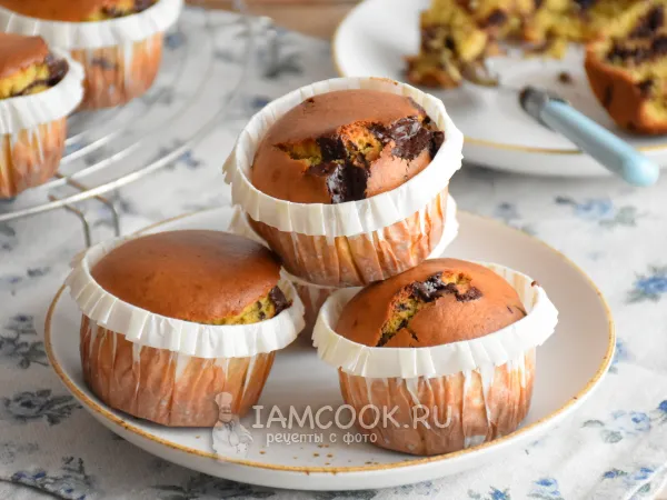 Фото блюда: Кексы из нутовой муки (безглютеновые)