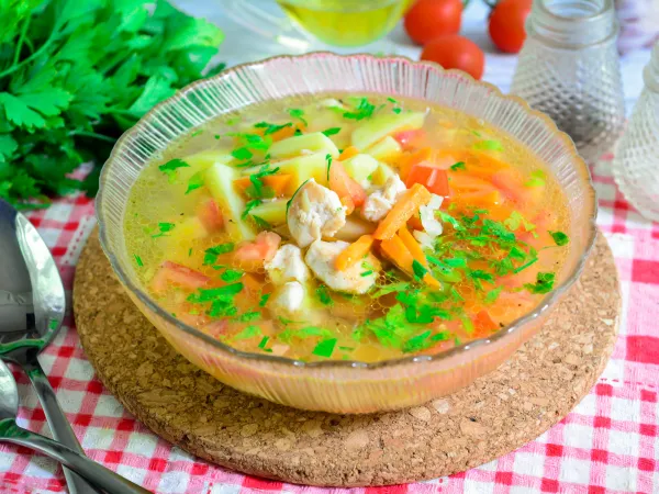 Фото блюда: Жареный суп