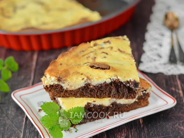 Фото блюда: Чизкейк Брауни