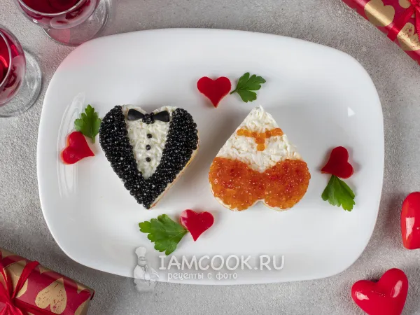 Фото блюда: Салат «Он и Она»