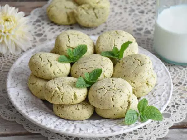 Фото блюда: Мятное печенье из свежей мяты