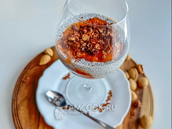 Фото блюда: Чиа пудинг с хурмой