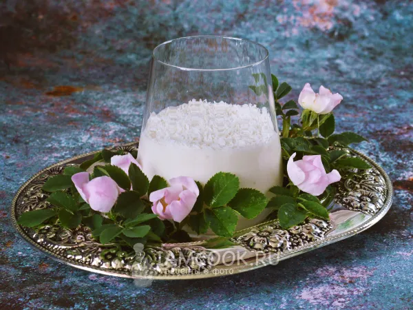 Фото блюда: Кокосовое суфле (из кокосового молока)