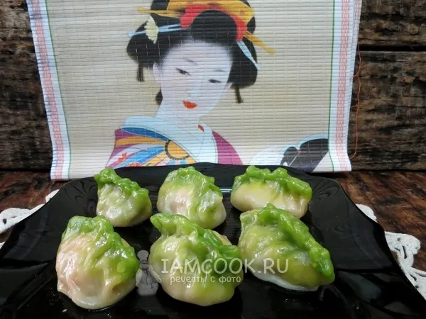 Фото блюда: Цветные китайские пельмени