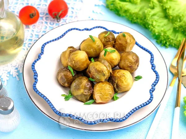 Фото блюда: Брюссельская капуста на пару