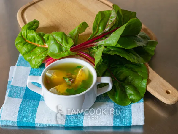 Фото блюда: Суп из мангольда