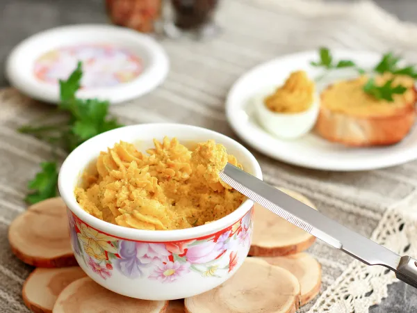 Фото блюда: Сырно-яичный паштет